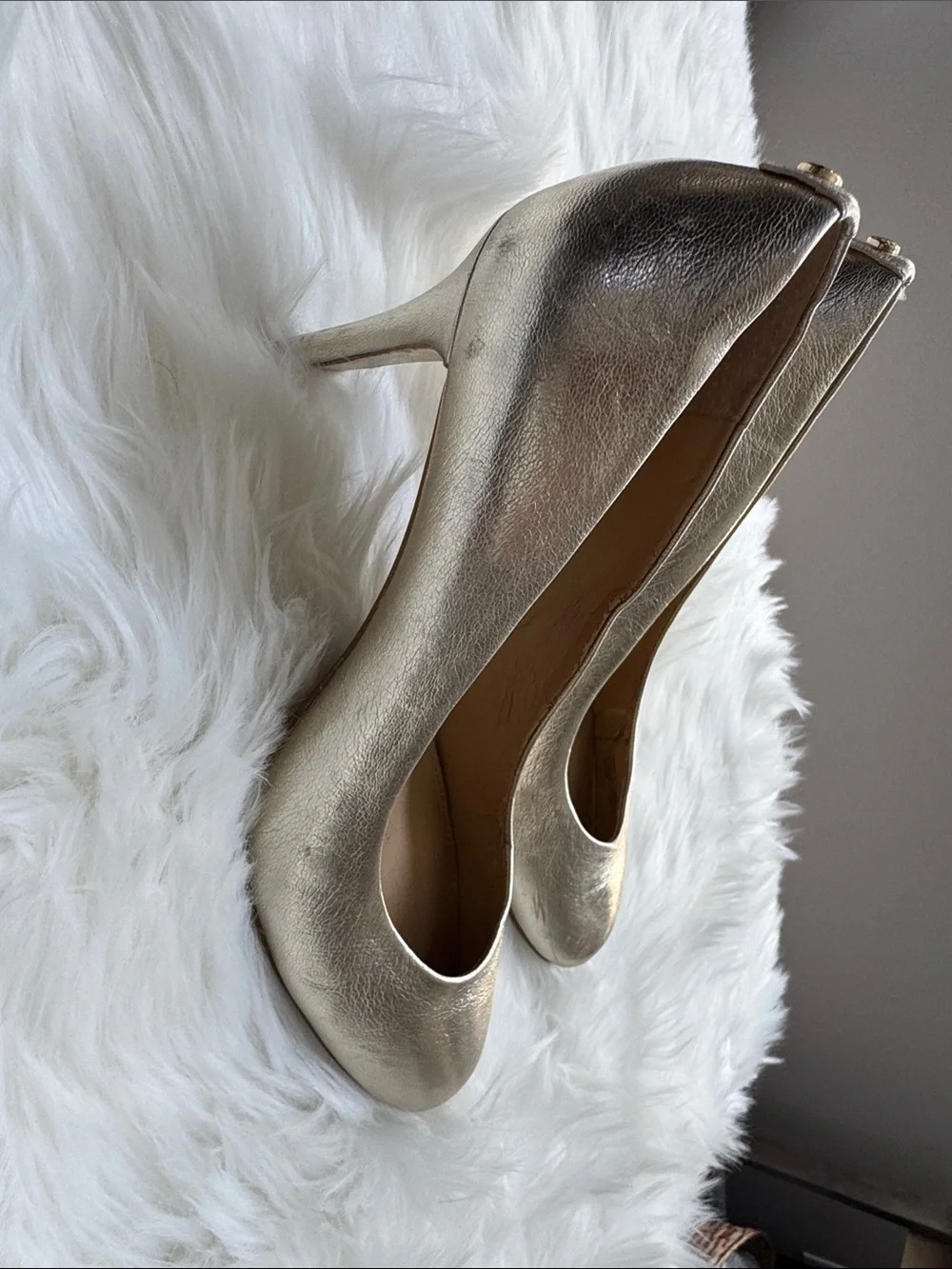 Michael Kors shimmering champagne